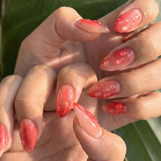 Apple Skin Press-On Nails | Japanese Nail Art