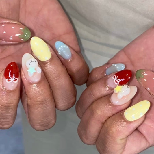 Cute Rabit Press-On Nails | Japanese Nail Art