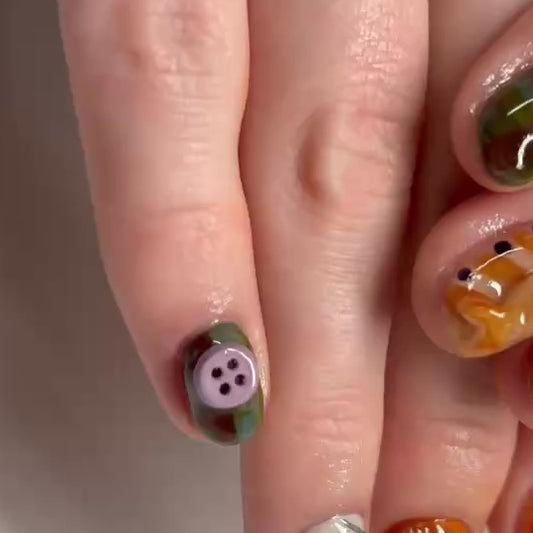 Cute Character Press-On Nails | Japanese Nail Art